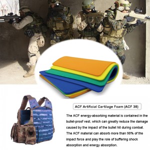 標準保護ミリタリーボディアーマーブレットプルーフベストジャケットクッションマテリアル（ACF）
